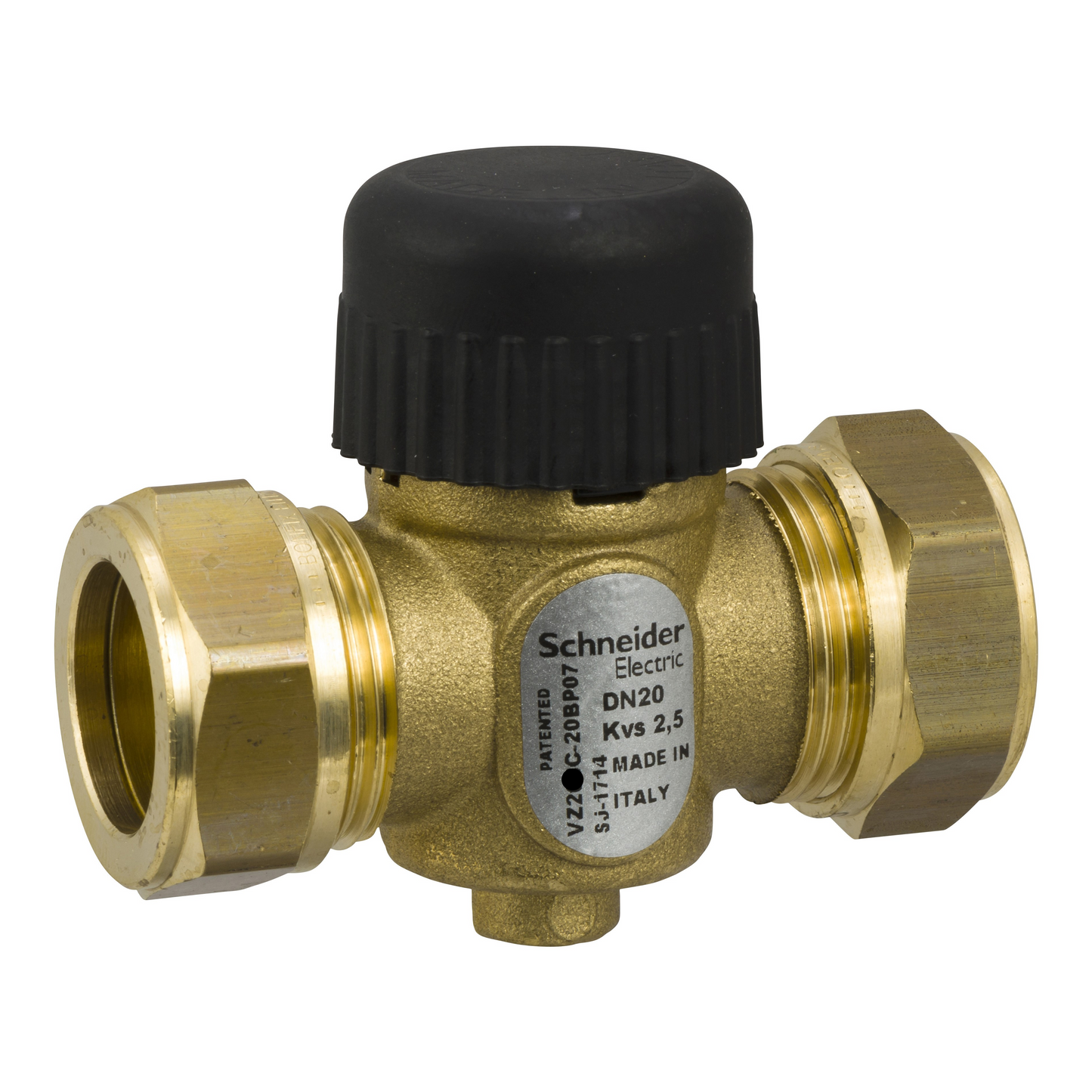 Schneider Electric-VZ219C-20BP07-Vanne 2 voies aiton à compression PN16 DN20 Kv2,5 course 5,5mm