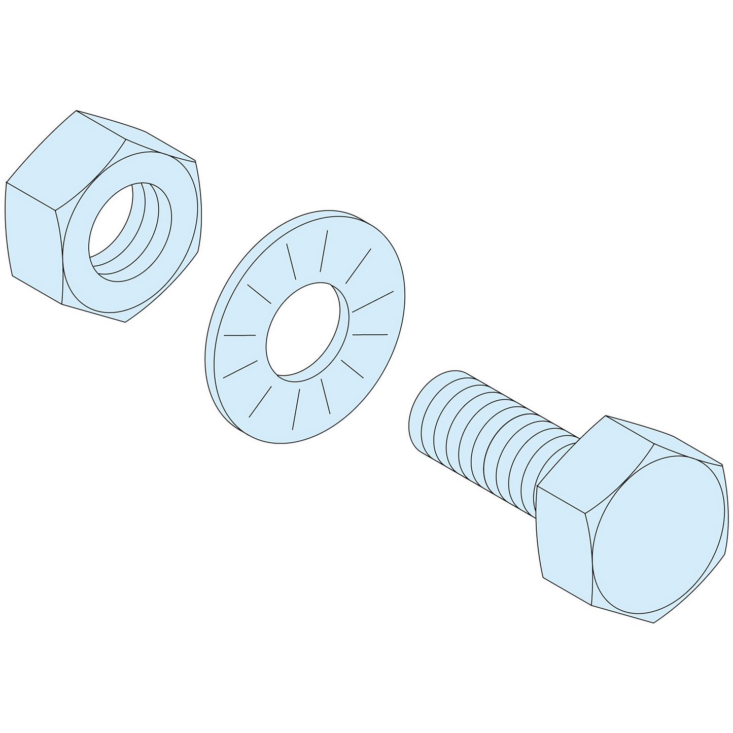 Schneider Electric-LVS04194-Linergy BS - Lot de 20 boulons - M6 x 20 pour barre de 5 mm
