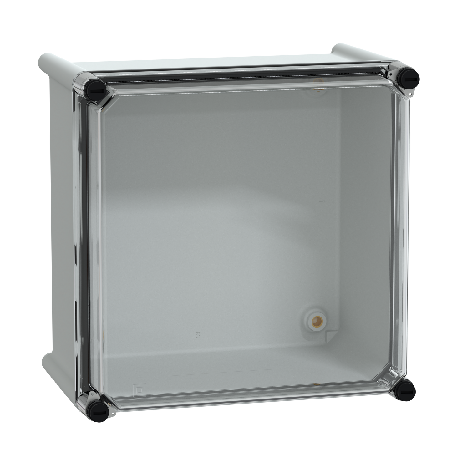 Schneider Electric-NSYPLS2727G-Thalassa PLS - Boite avec couvercle transparent 27x27x18 Ral 7035