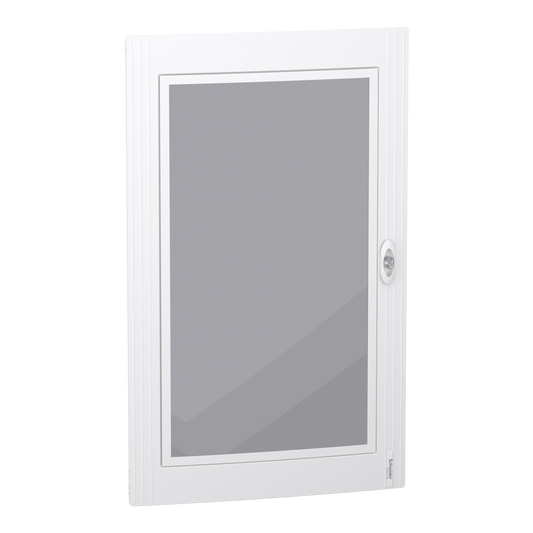 Schneider Electric-LVSXDT524-PrismaSeT XS - Porte transparente RAL9003 pour coffret saillie 5R 24 modules