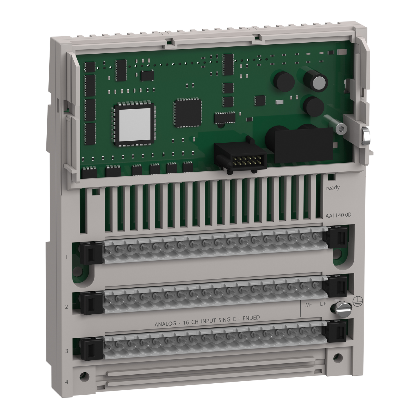 Schneider Electric-170AAI14000-Modicon Momentum - entrée analogique distribuée - 16 entrées extrémité unique