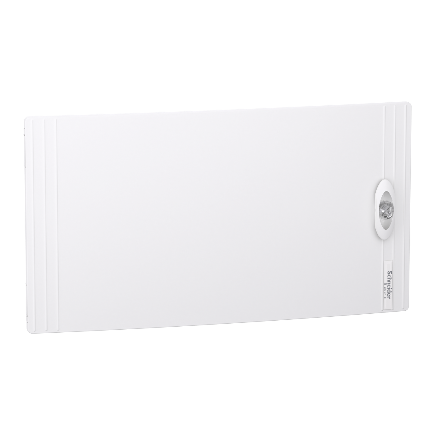 Schneider Electric-LVSXDP124-PrismaSeT XS - Porte pleine RAL9003 pour coffret saillie 1 rangée 24 modules