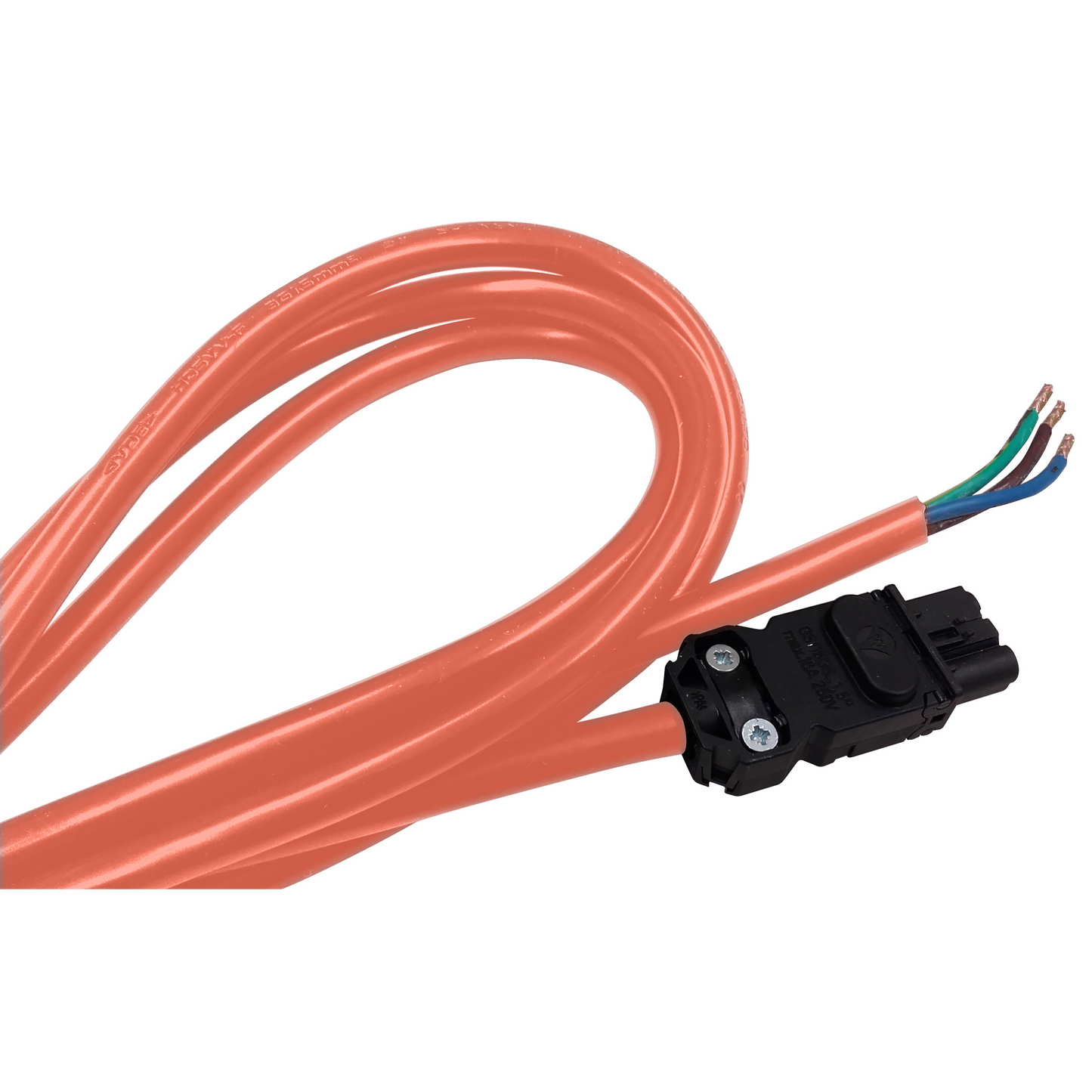 Schneider Electric-NSYLAM3MN-PanelSeT - Thalassa - Cable aliment.lampe - LED - IEC - Orange
