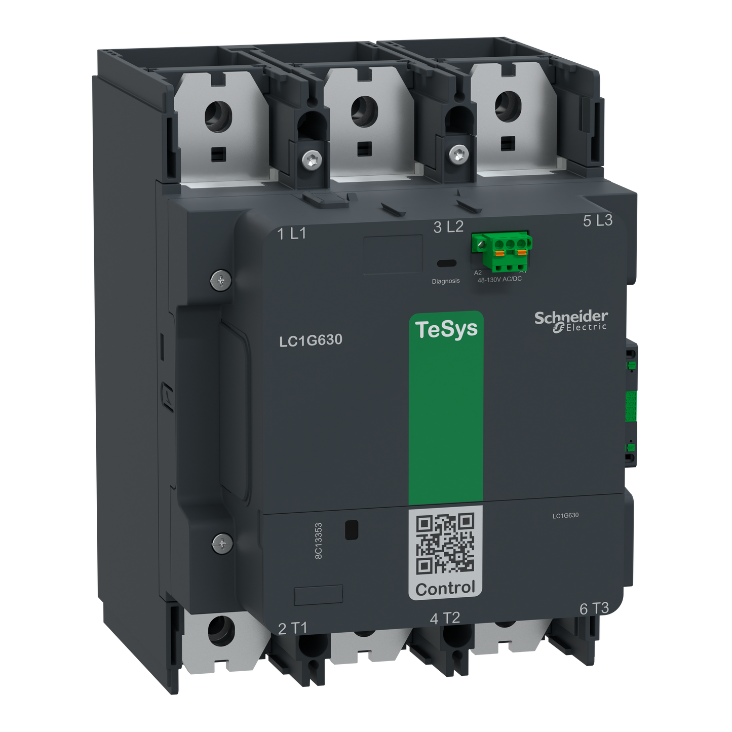 Schneider Electric-LC1G630EHEN-Contacteur TeSysG630 3P Standard 48-130V ACDC