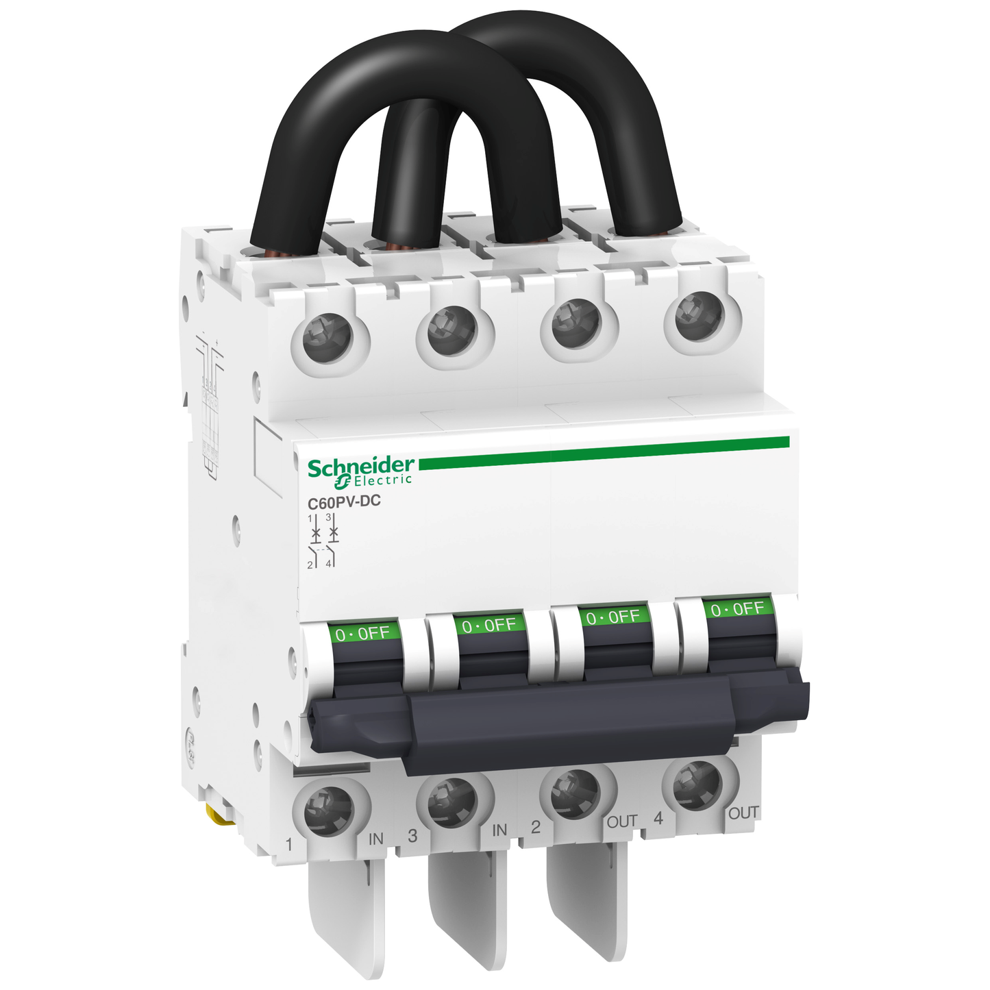 Schneider Electric-A9N61651W-W-C60PV-DC 800VDC 16A 2P