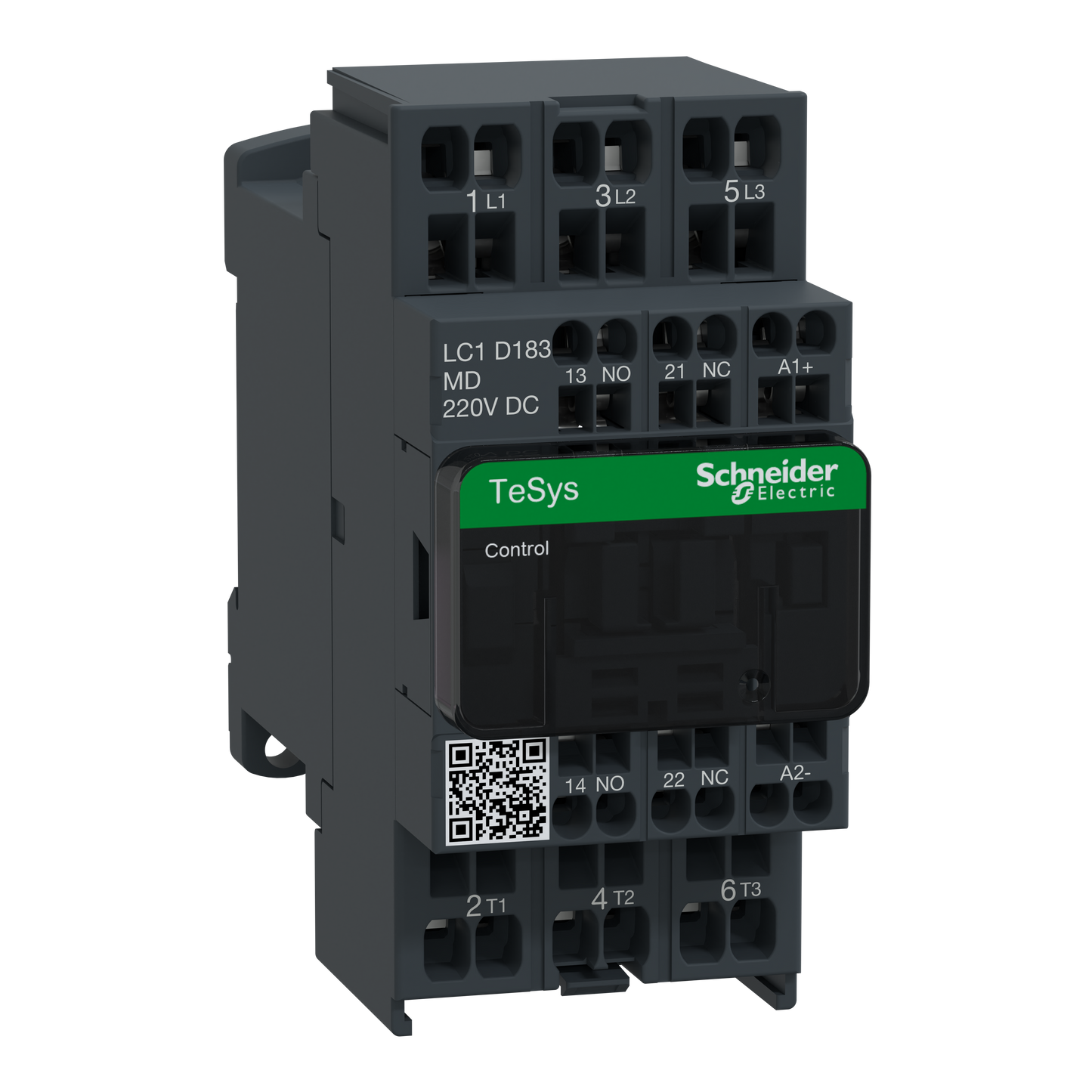 Schneider Electric-LC1D183MD-TeSys LC1D - contacteur - 3P - AC-3 440V - 18A - bobine 220Vcc