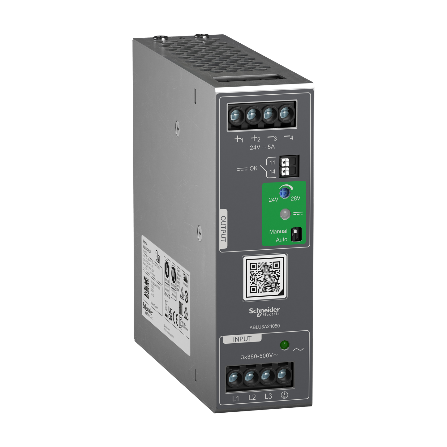 Schneider Electric-ABLU3A24050-Modicon - Alimentation - Sortie 24 VDC - 5A - 3 Phases - Universelle