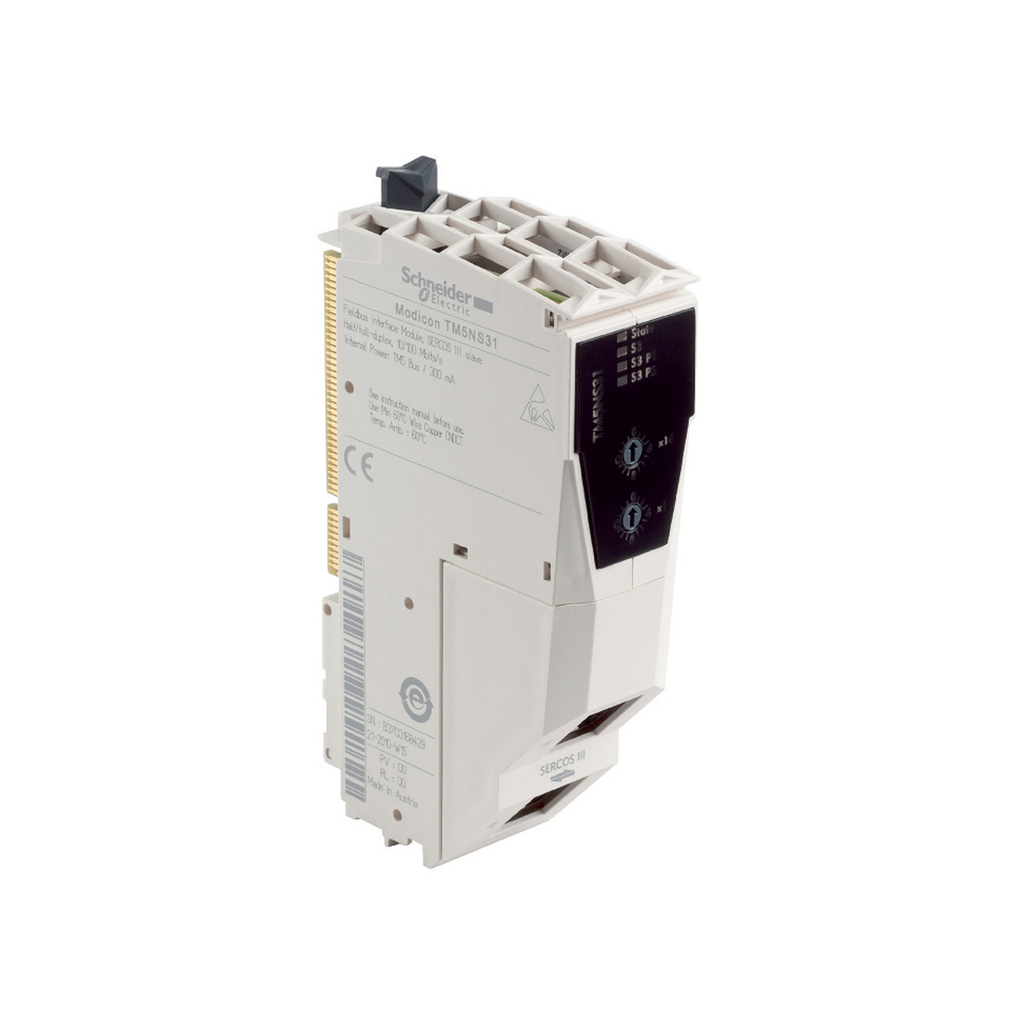 Schneider Electric-TM5NS31-Modicon TM5 - module de communication Sercos III