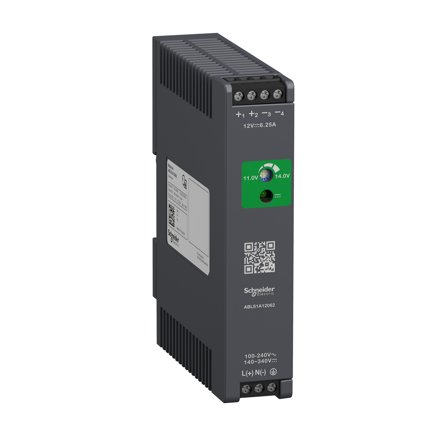 Schneider Electric-ABLS1A12062-Modicon ABL - alimentation à découpage - 6,2A - 100à240Vca mono/biphasé - 12Vcc