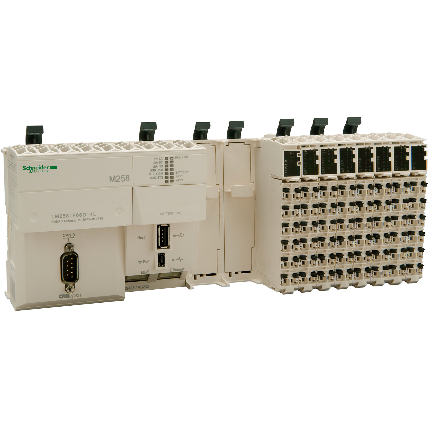 Schneider Electric-TM258LF66DT4L-Modicon M258 - M258 ctrl eth can sl 2pci