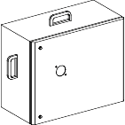 Schneider Electric-KSB250DC4TRE-Canalis KSB - coffret de dérivation 250A pour Compact NSX TRE - 3L+N+PE