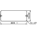 Schneider Electric-NSYPMP7502DLP-PanelSeT - Thalassa - châssis plein - acier galva. - 2 rangées pr armoire 500mm