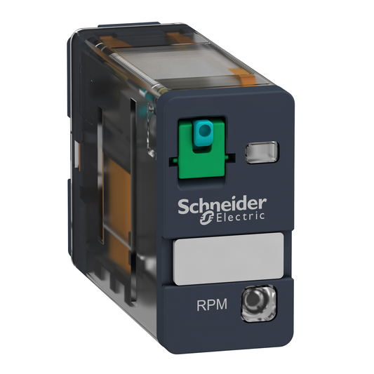 Schneider Electric-RPM12BD-Harmony Relay RP - relais puissance - embroch - test - DEL - 1OF - 15A - 24VDC
