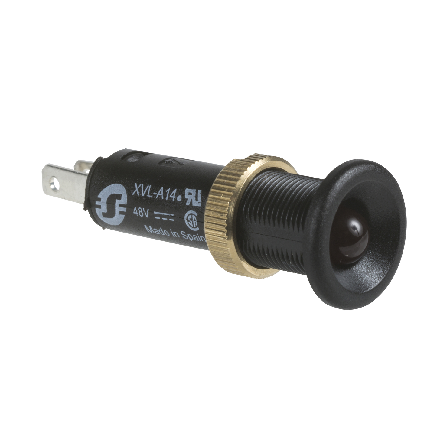 Schneider Electric-XVLA144-Harmony XVL - voyant LED - Ø8 - rouge - 48V - col noire - cosses Faston