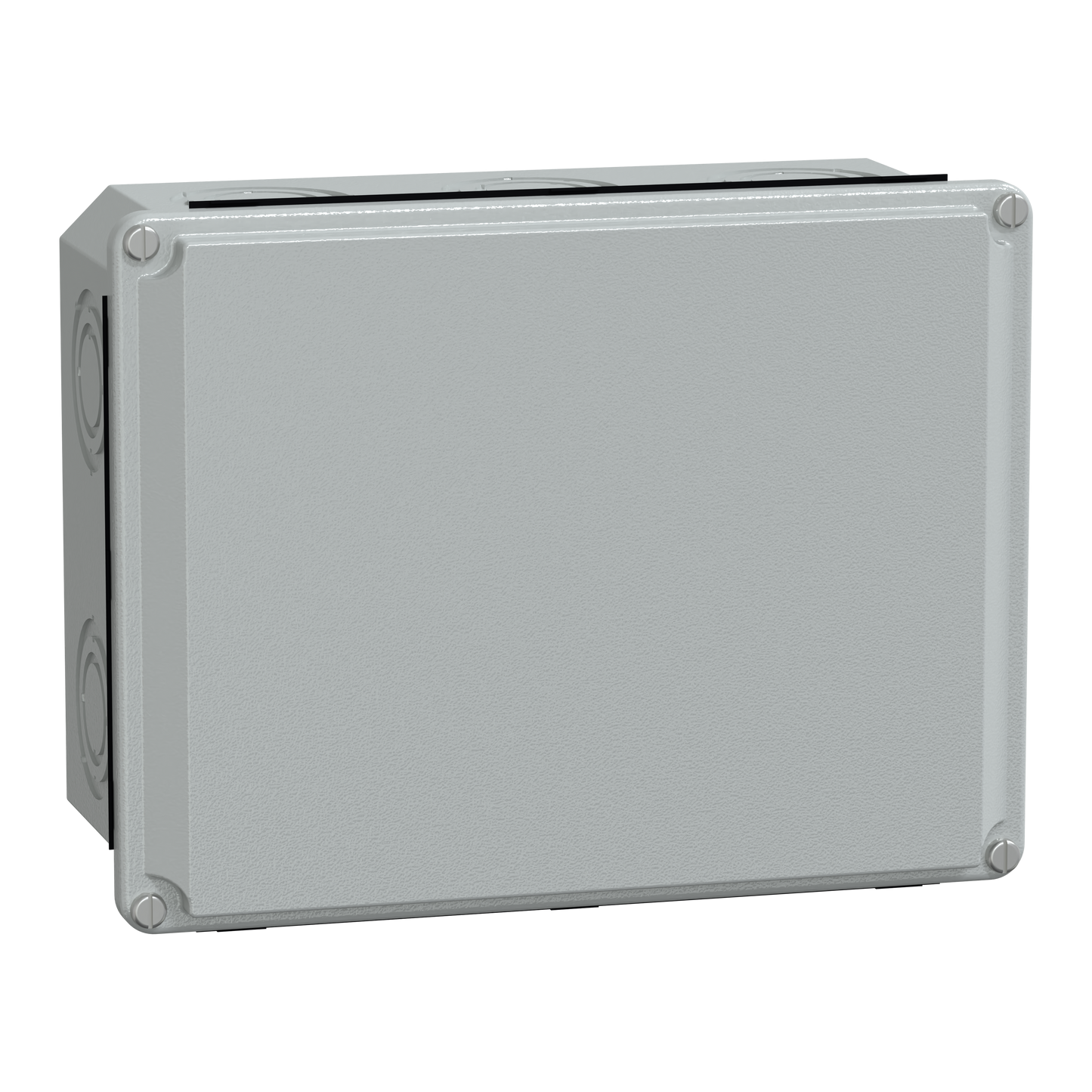 Schneider Electric-NSYDB2015M-PanelSeT SDB - boîte acier - couvercle bas - avec prédécoupage - 206x156x83mm