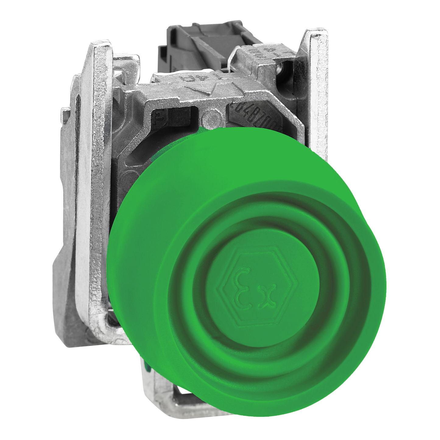 Schneider Electric-XB4BPS31EX-Harmony XB4 - bouton poussoir à impuls Atx - Ø22 - capuchon - vert - 1F - vis