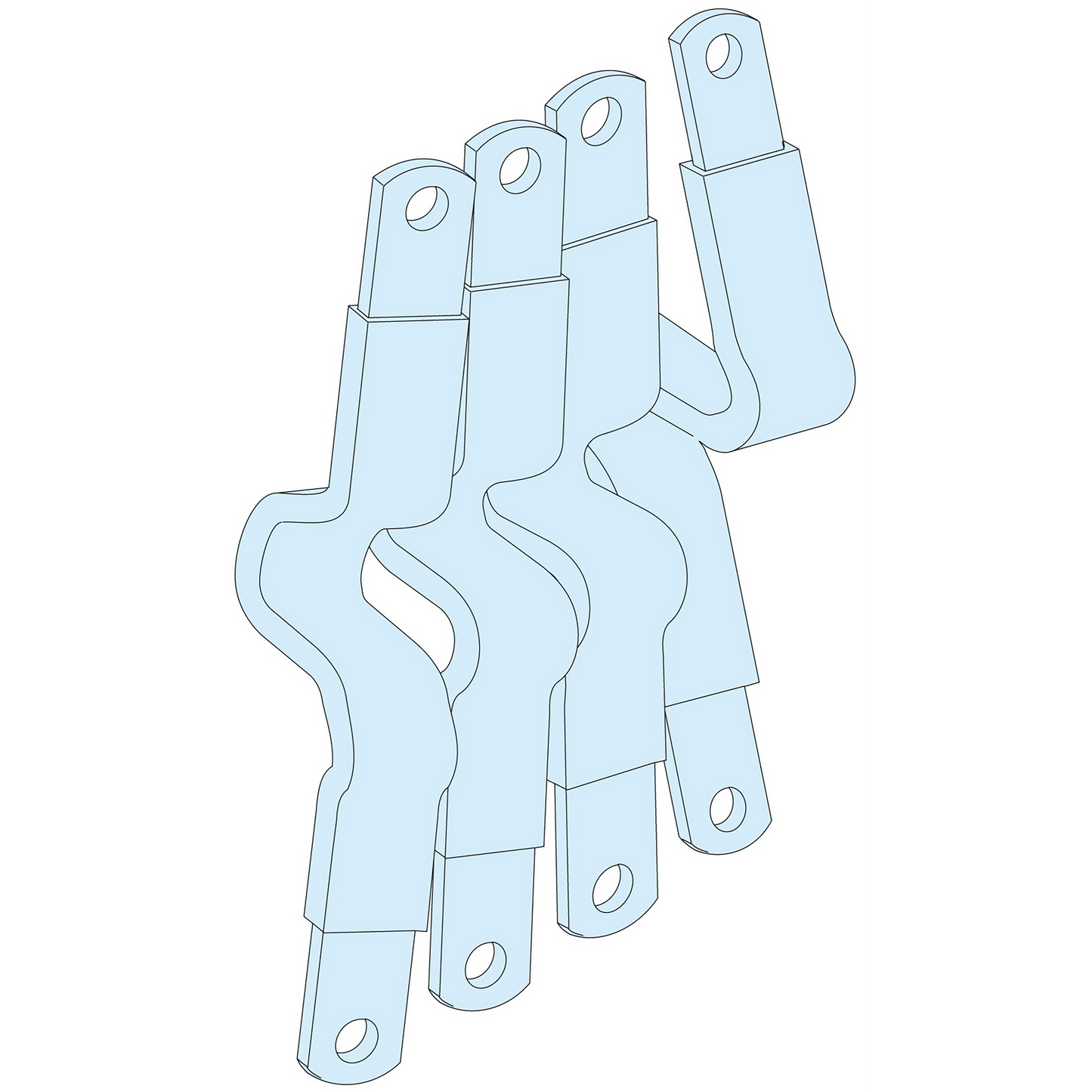 Schneider Electric-LVS04065-PrismaSeT G - Liaison NS-INS250 verticale gaine pour jeu de barres