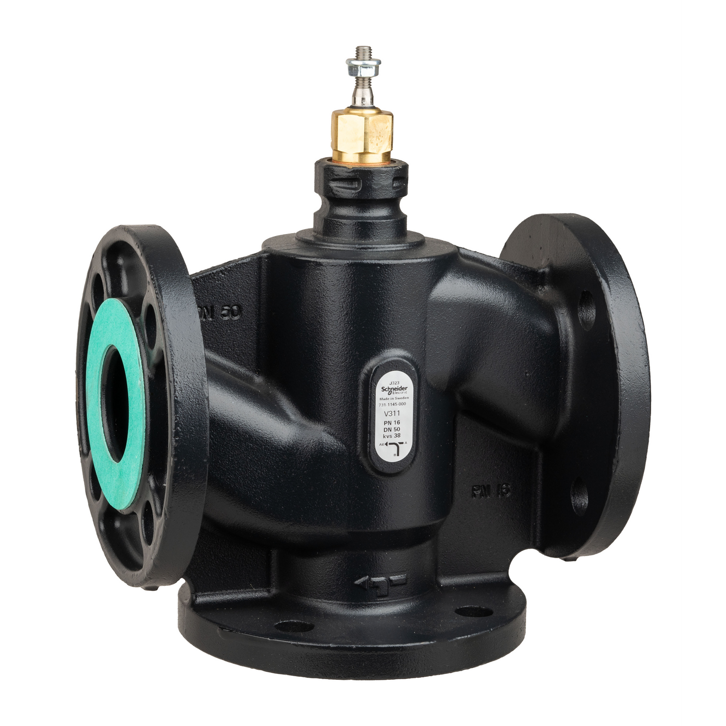 Schneider Electric-7311145000-Vanne 3 voies acier à bride PN16 DN50 Kv38