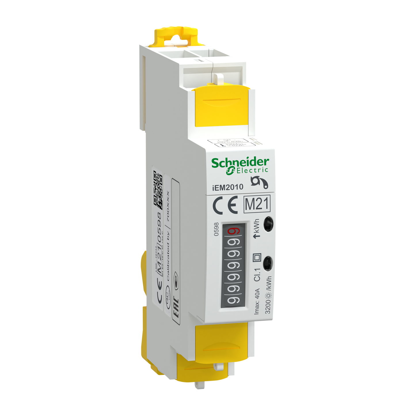 Schneider Electric-A9MEM2010-Acti9 iEM - compteur d'énergie mono - 40A - impulsions - MID
