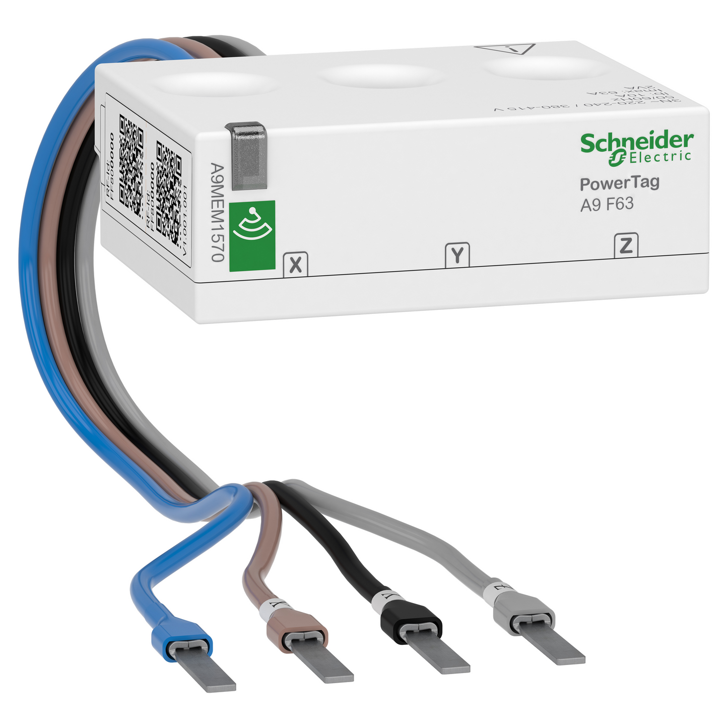 Schneider Electric-A9MEM1570-PowerTag - Capteur de mesure radiofréquence - Vigi DT40/iC60 - 3P+N 63A - am/av