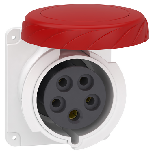 Schneider Electric-PKF32G735-Mureva - socle prise industrielle droite - 32A - IP67 - 380 - 5P - vis