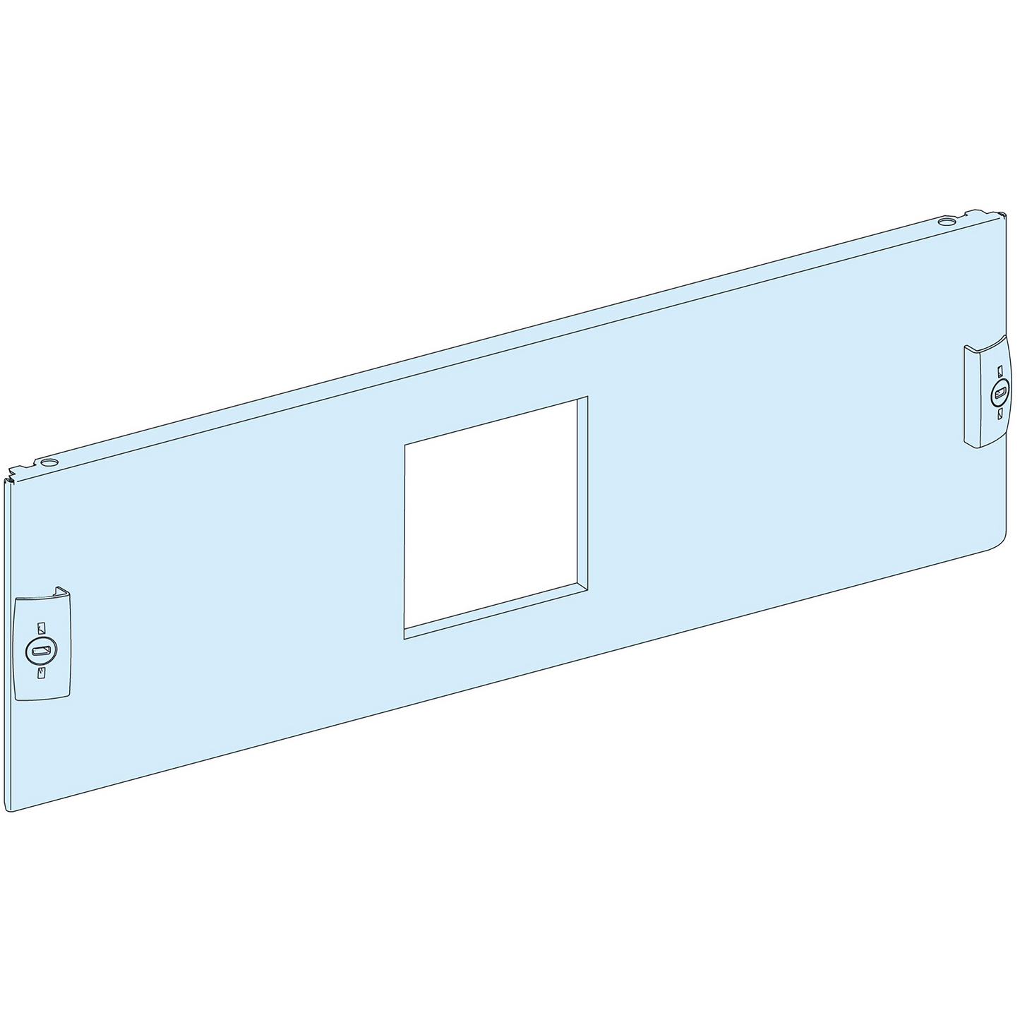 Schneider Electric-LVS03913-PrismaSeT G - Plastron mesure - 3M - L600 - 1 appareil 96 x 96 mm