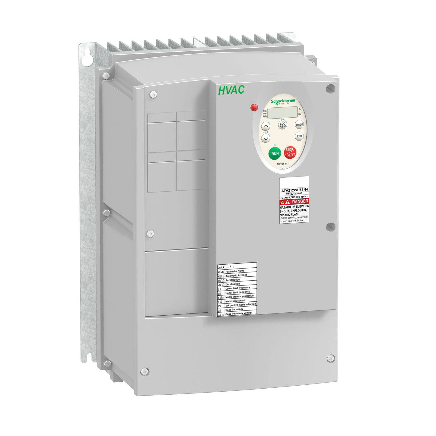 Schneider Electric-ATV212WU30N4C-Altivar - Atv212 - variateur de vitesse - 3kw - 4hp - 480v - tri - CEM - IP55