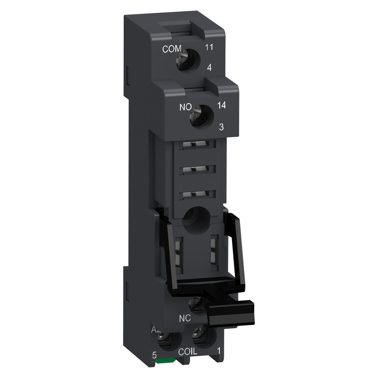 Schneider Electric-RGZE05E-Harmony RXG - Embase push in - 10A - Contacts mixés - relais RXG1