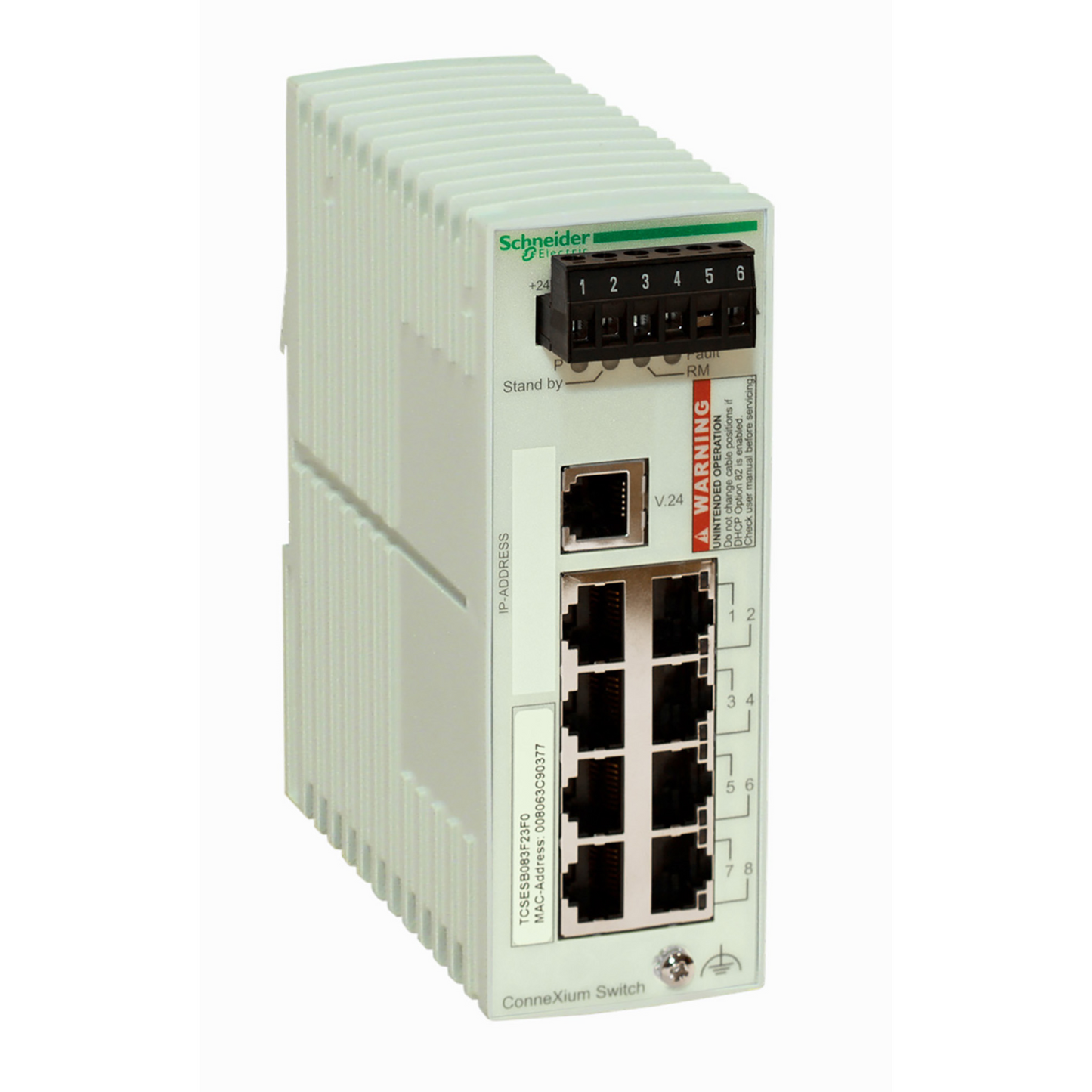 Schneider Electric-TCSESB083F23F0-switch Ethernet managé basique - 8 ports cuivre
