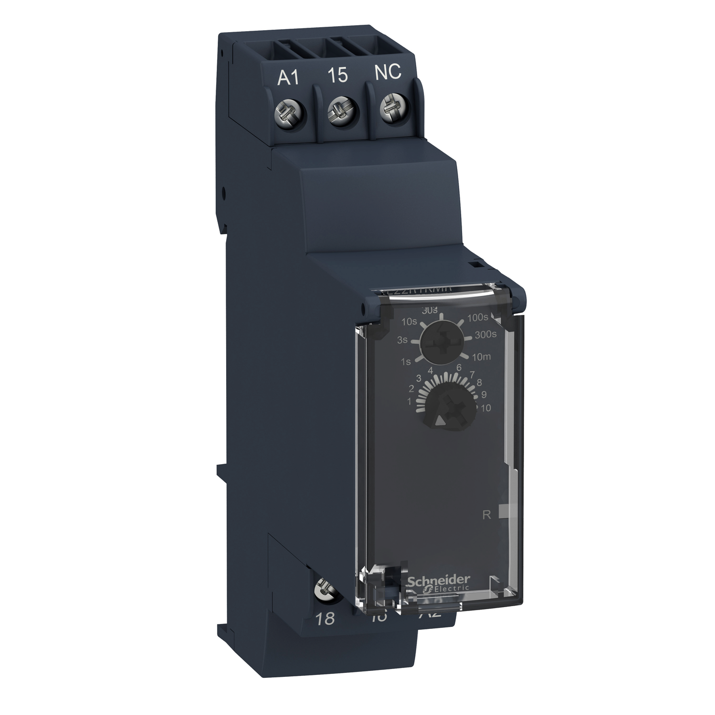 Schneider Electric-RE22R1KMR-Harmony Time RE22 - relais tempo - 1OF - K - 1s à 10mn - 24V à 240VACDC