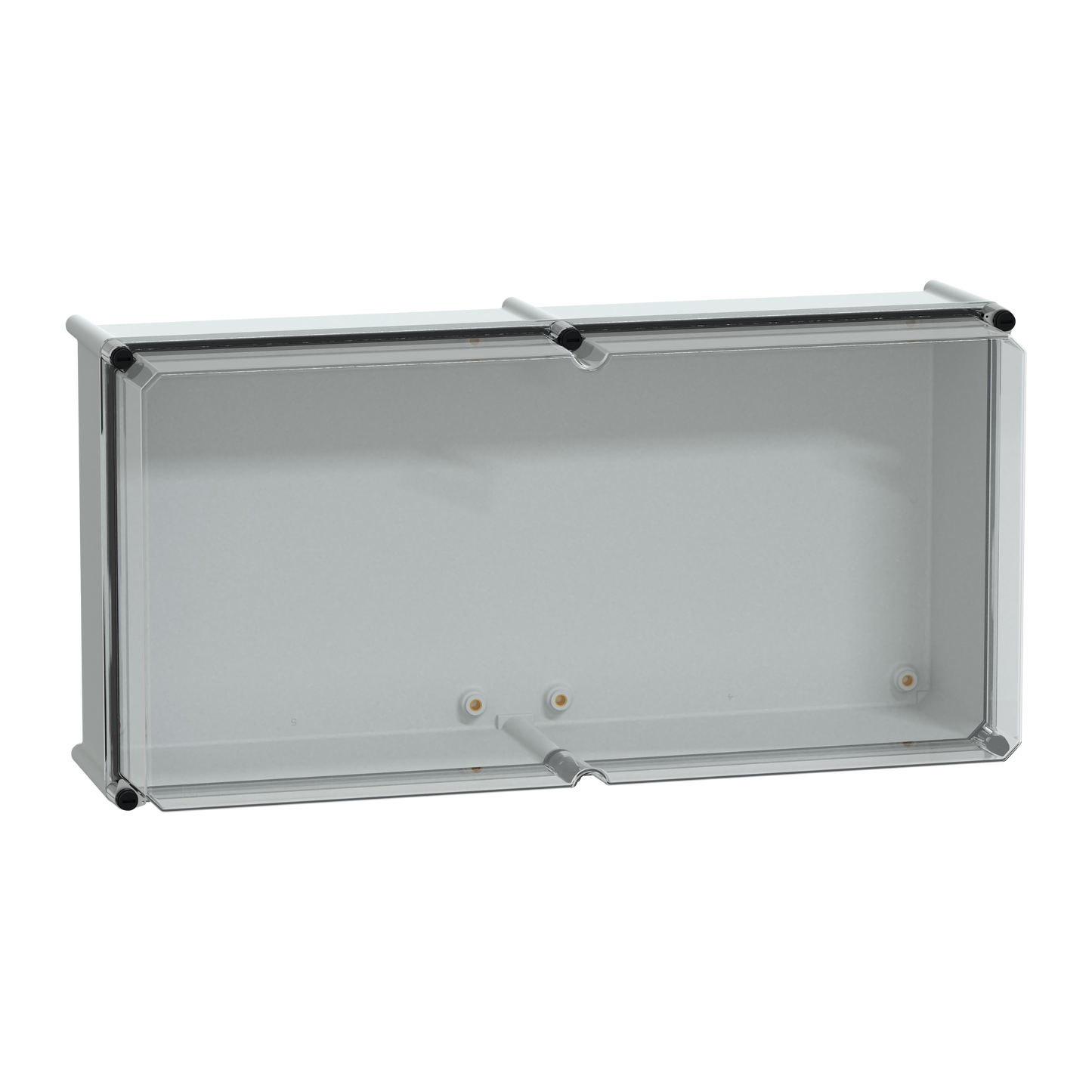 Schneider Electric-NSYPLS3672AG-Thalassa PLS - Boite avec couvercle transparent 36x72x23 Ral 7035