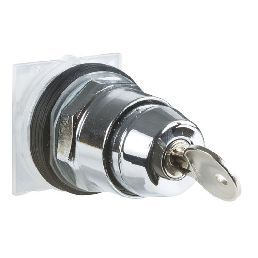 Schneider Electric-9001KS43K5R-Harmony 9001K - bouton tournant - Ø30 - 3 pos. maintenues - Clé E10