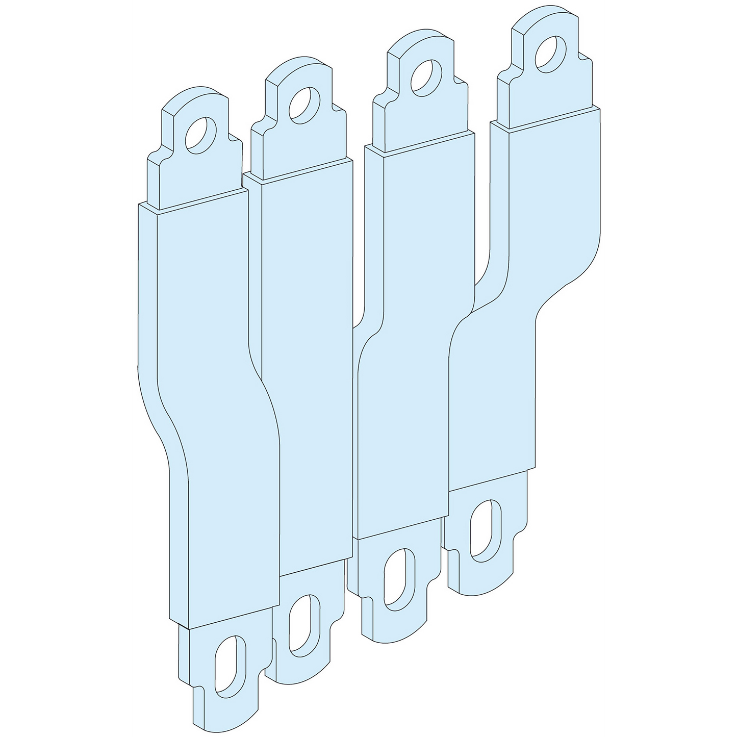 Schneider Electric-LVS04075-PrismaSeT G - Liaison NS-INS630 vertical gaine pour jeu de barres