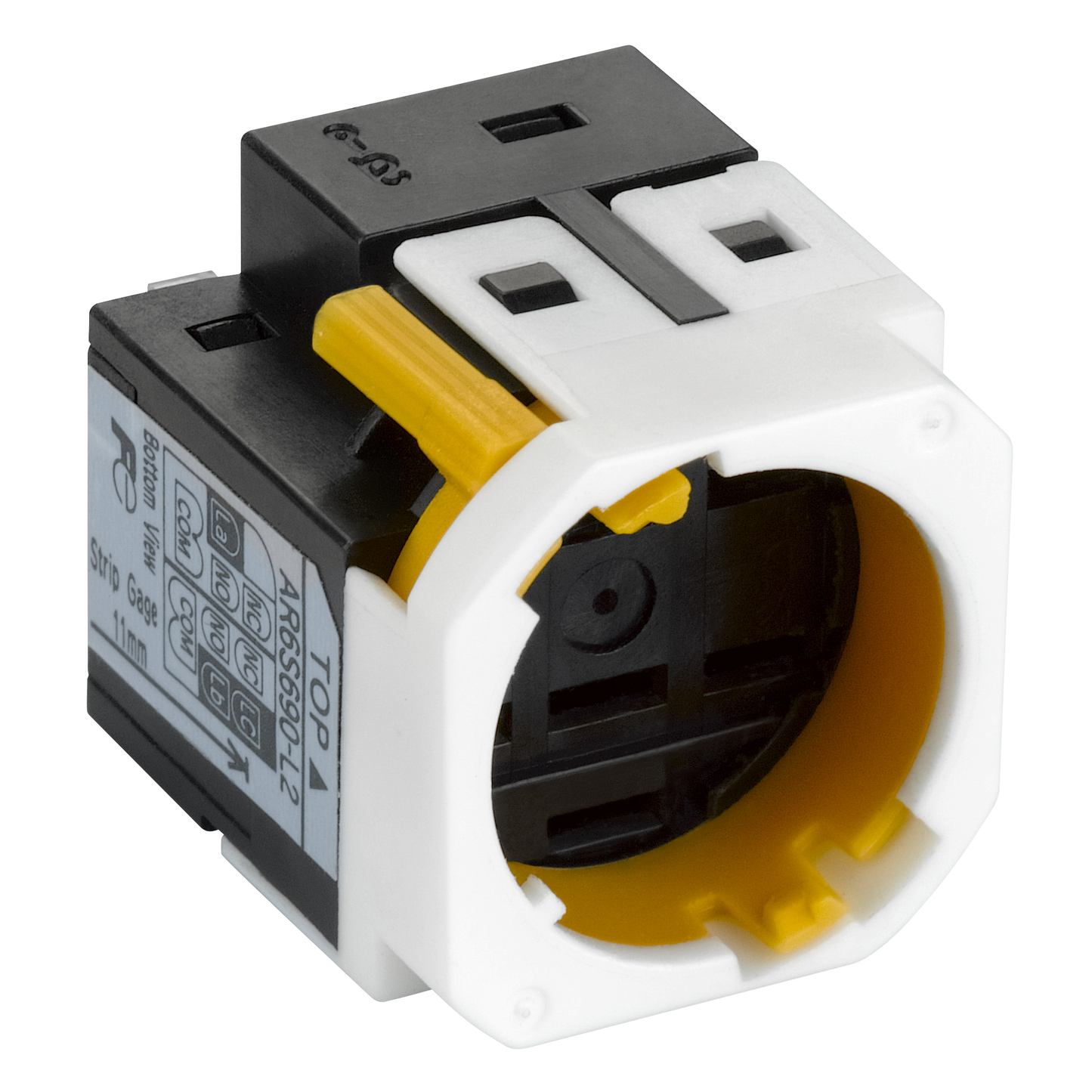 Schneider Electric-ZB6YF01-Harmony - Fast conector socket for ipb, 1 no/nc
