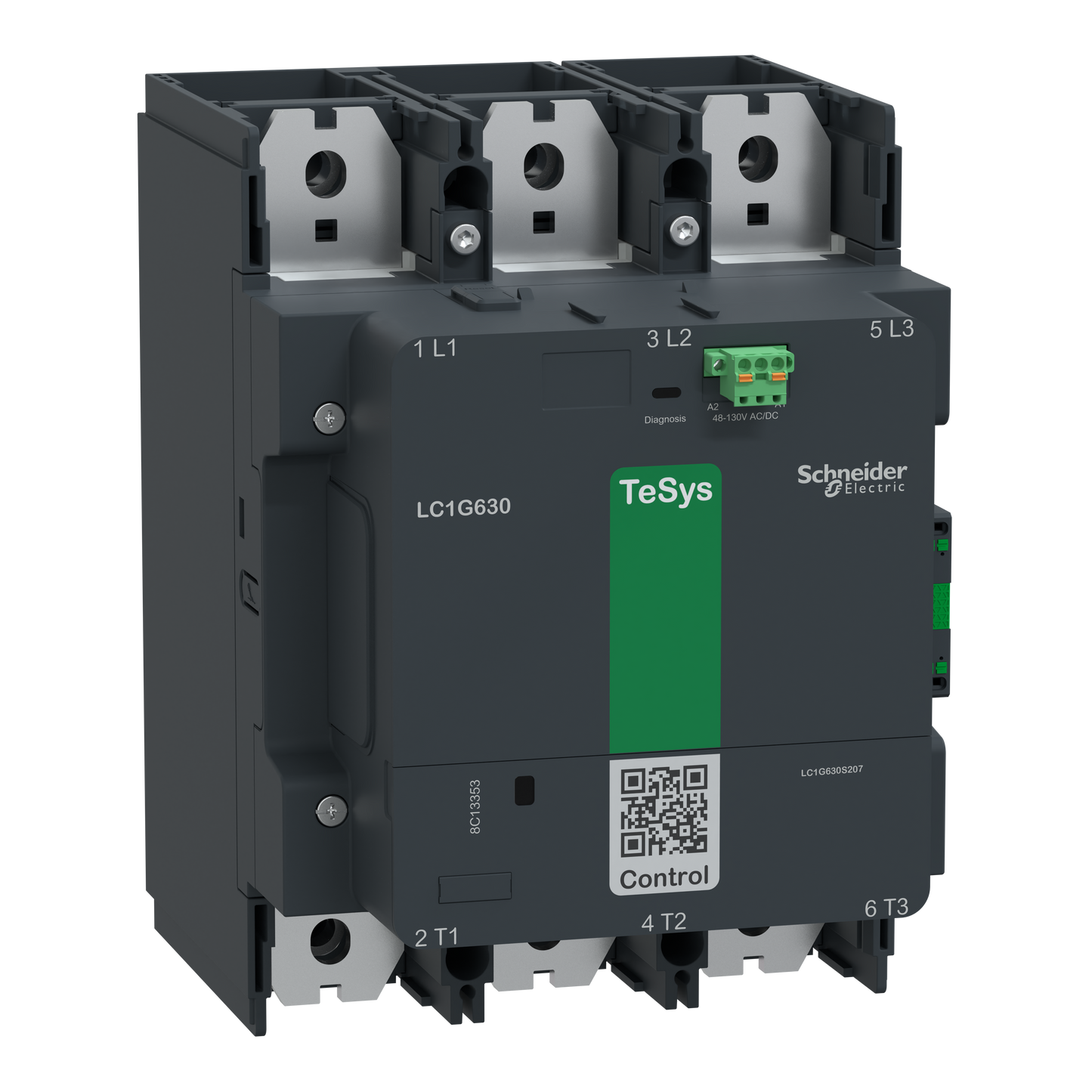 Schneider Electric-LC1G800EHES207N-Contacteur TeSys LC1G 800A 440V 3P AC3 Standard 48-130V AC-DC ferroviaire