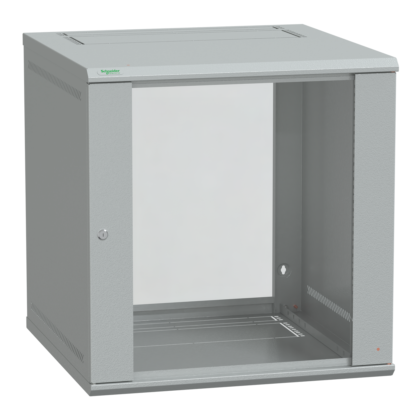 Schneider Electric-NSYKDB12U6F-Actassi KDBox 12U, coffret VDI 19p avec vitre Securit, H 618mm L 600mm P 600mm