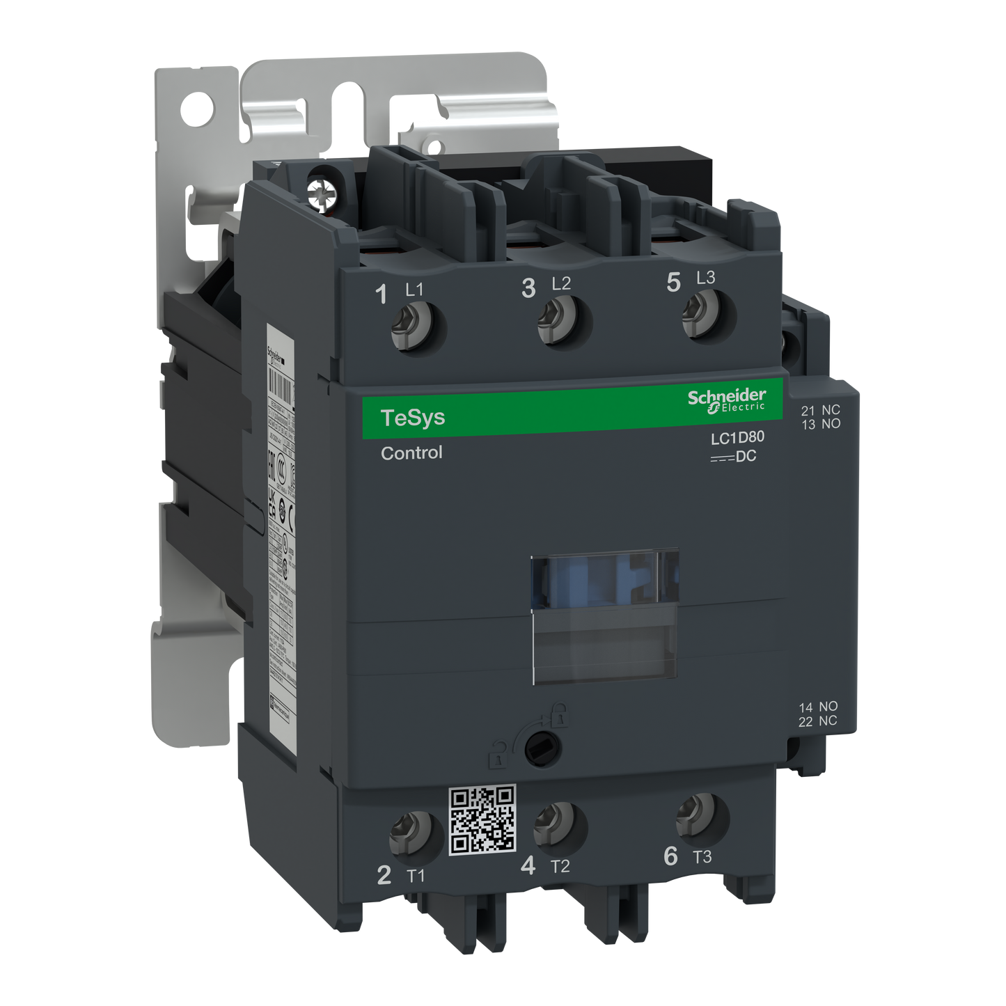 Schneider Electric-LC1D80FW-TeSys LC1D - contacteur - 3P - AC-3 440V - 80A - bobine 110Vcc
