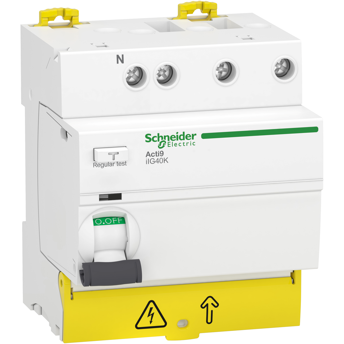 Schneider Electric-A9R79725-Acti9 iIG40K - Inter. diff tête de groupe - 3P+N - 25A - 300mA - Type AC