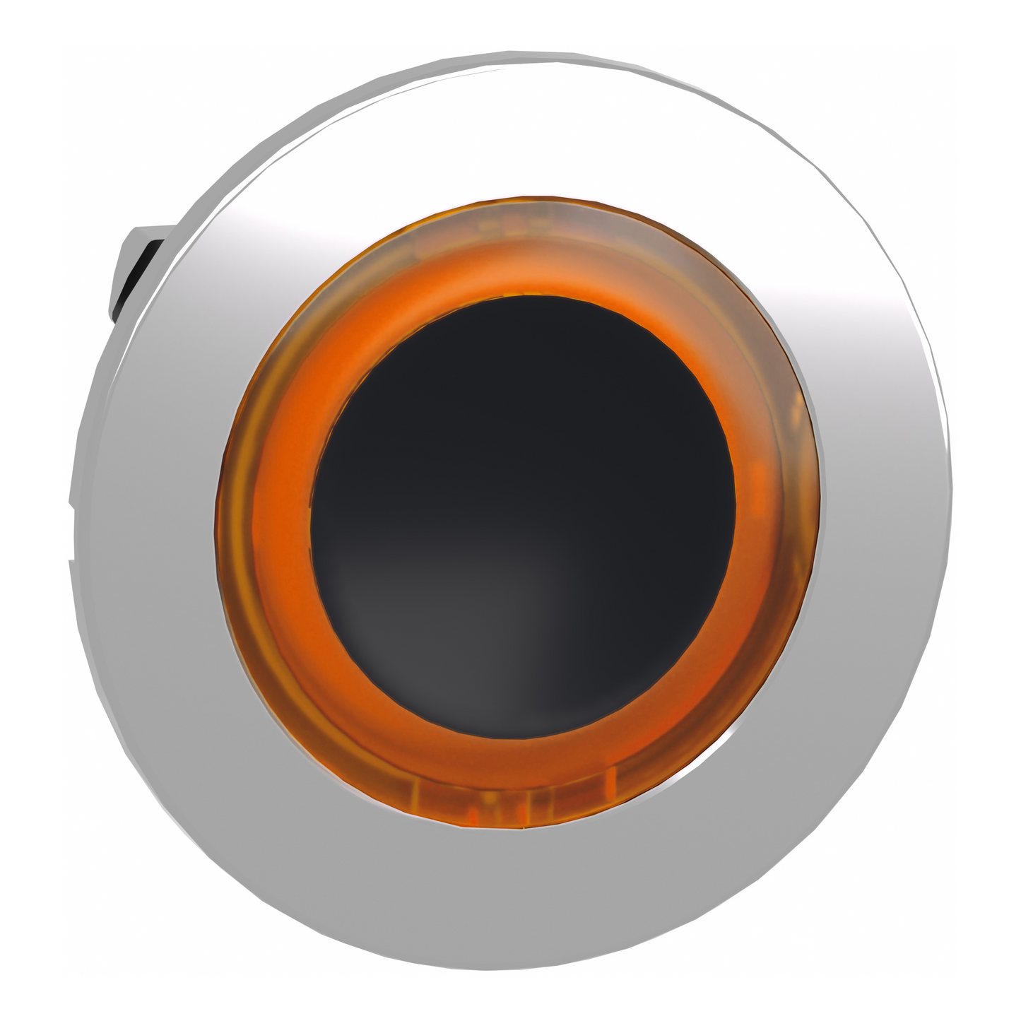 Schneider Electric-ZB4FW953-Harmony XB4 - tête bouton poussoir lum DEL - flush - anneau - orange