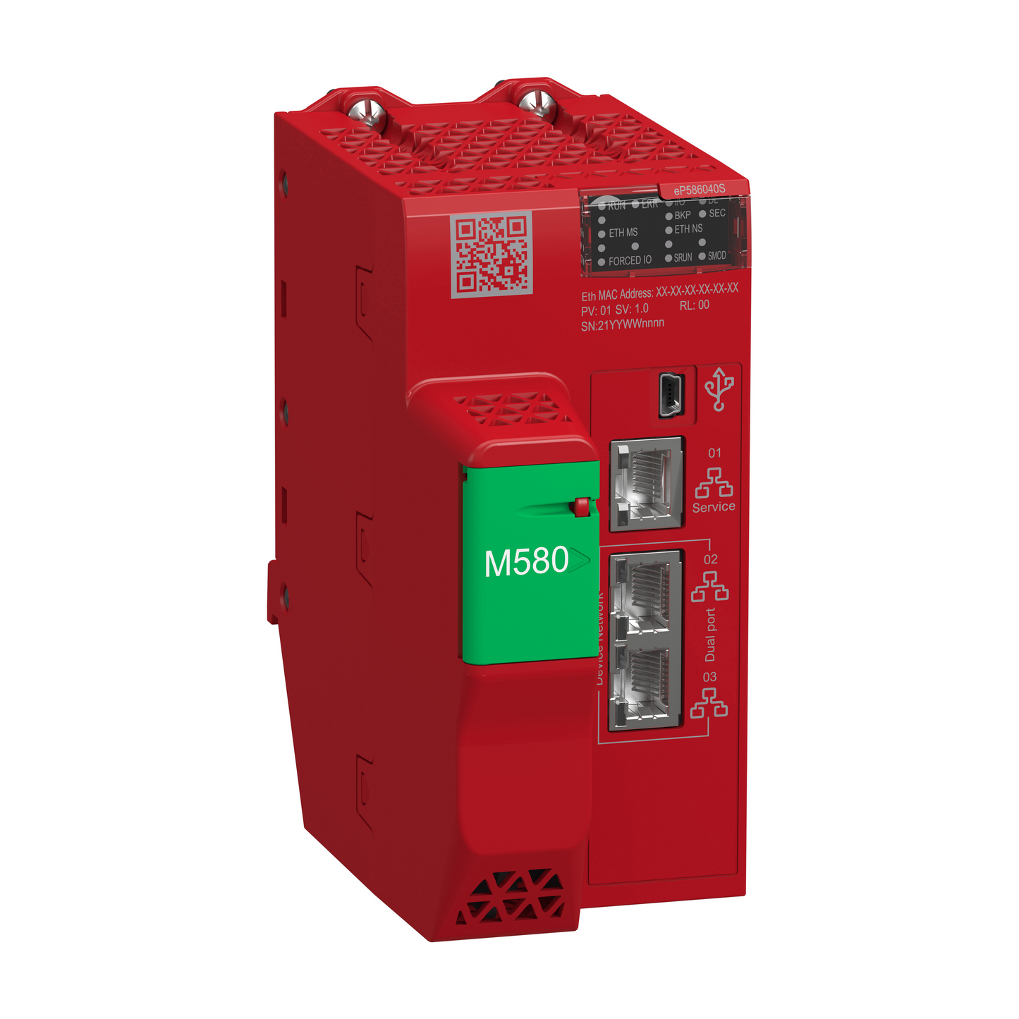 Schneider Electric-BMEP586040S-Processor module, Modicon M580, Safety SIL3, Level 6, Remote