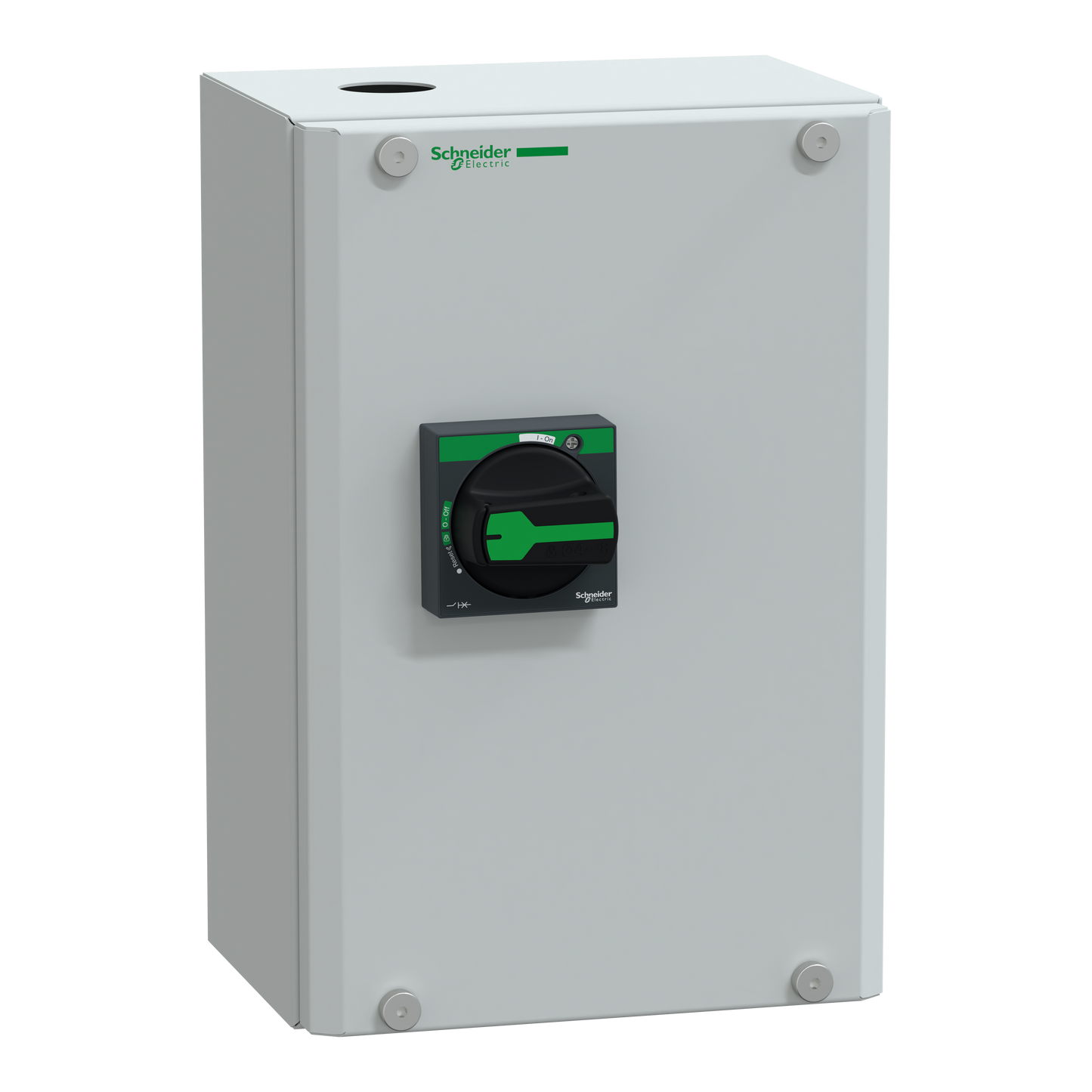 Schneider Electric-GV3PC01-TeSys - coffret GV2L et GV3P - métal - IP65 - 312x181x203,5mm - poignée noire