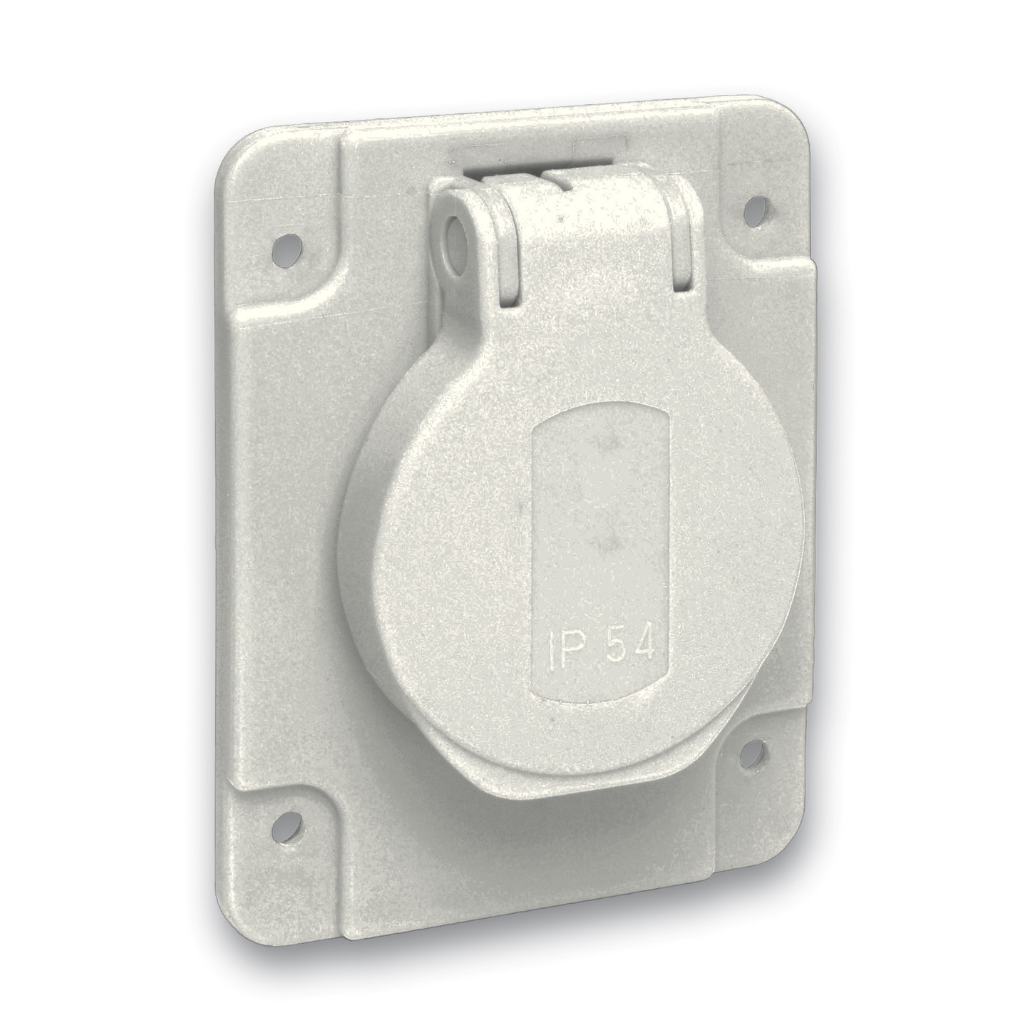 Schneider Electric-PKN61G-Mureva - socle de prise NF 65x85mm - 2P+T 10-16 A - IP54 - connex. arr. - gris
