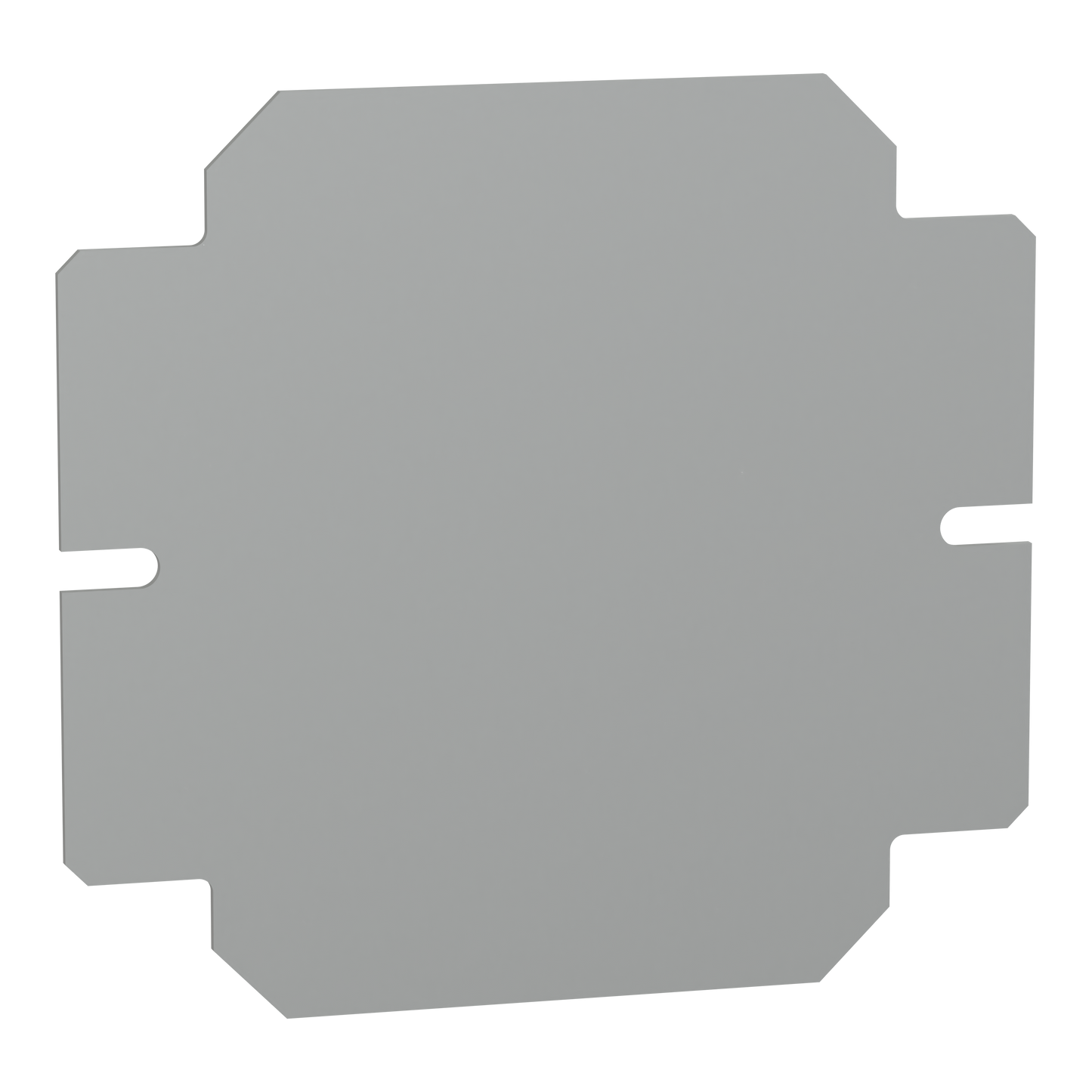 Schneider Electric-NSYMM11SB-PanelSeT - Thalassa - châssis plein - acier galva. - pour boîte H=150xL=150mm