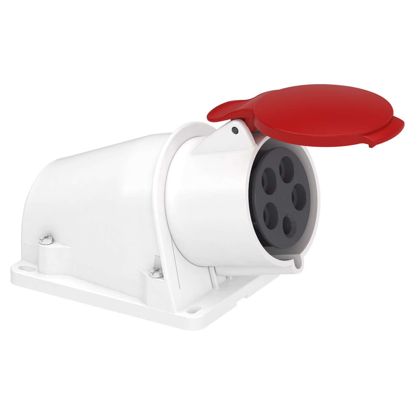 Schneider Electric-PKF32W435-Socle prise BT saille inclinée, connexion vis, IP44, 32 A 3P+N+T 380-415 V