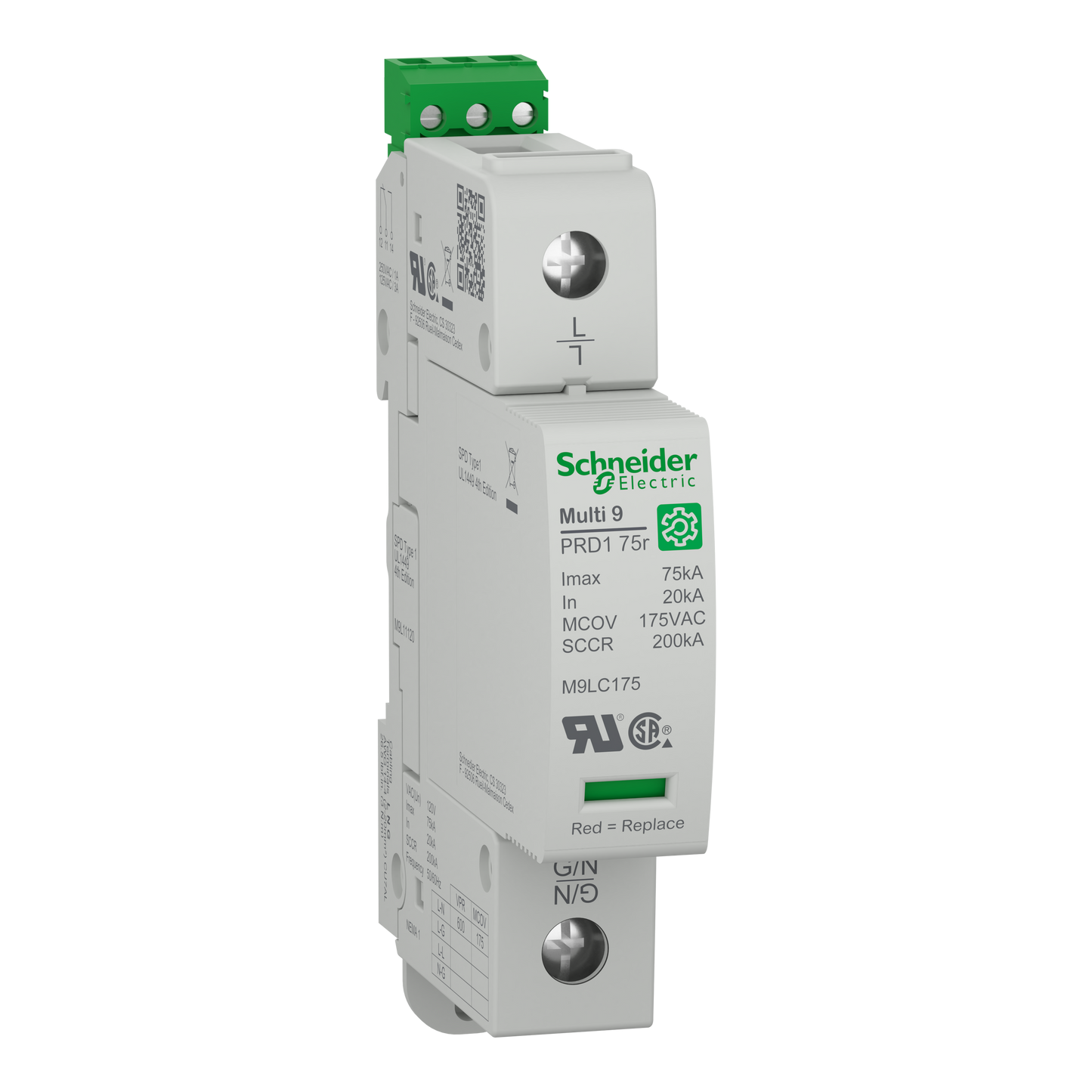 Schneider Electric-M9L11120-Multi 9 PRD1 75r 1P T1 120V Parafoudre debro UL1449