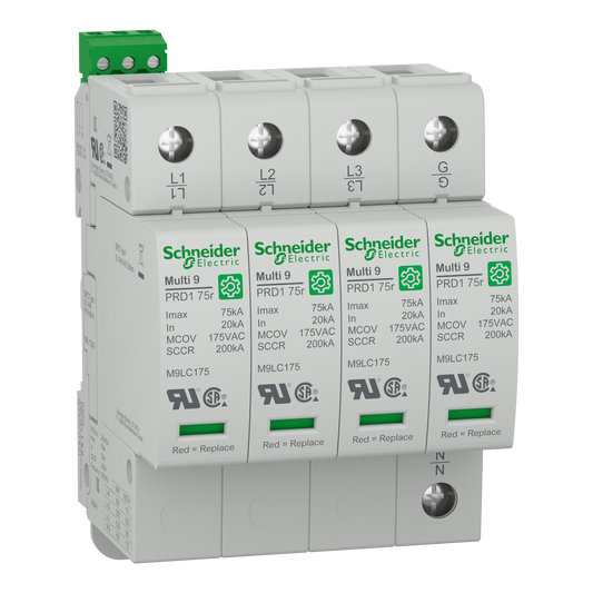Schneider Electric-M9L17208-Multi 9 PRD1 75r 4P T1 120/208V Parafoudre debro UL1449