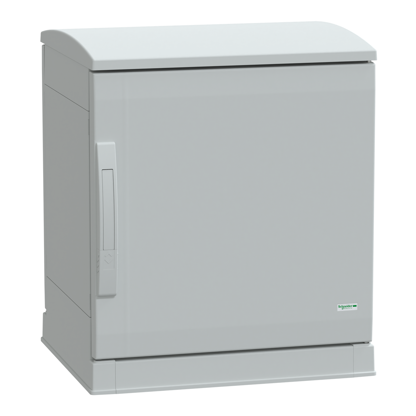 Schneider Electric-NSYPLAZT554G-Thalassa - Armoire polyester socle + toit 500x500x420 - IP44 Ral 7035
