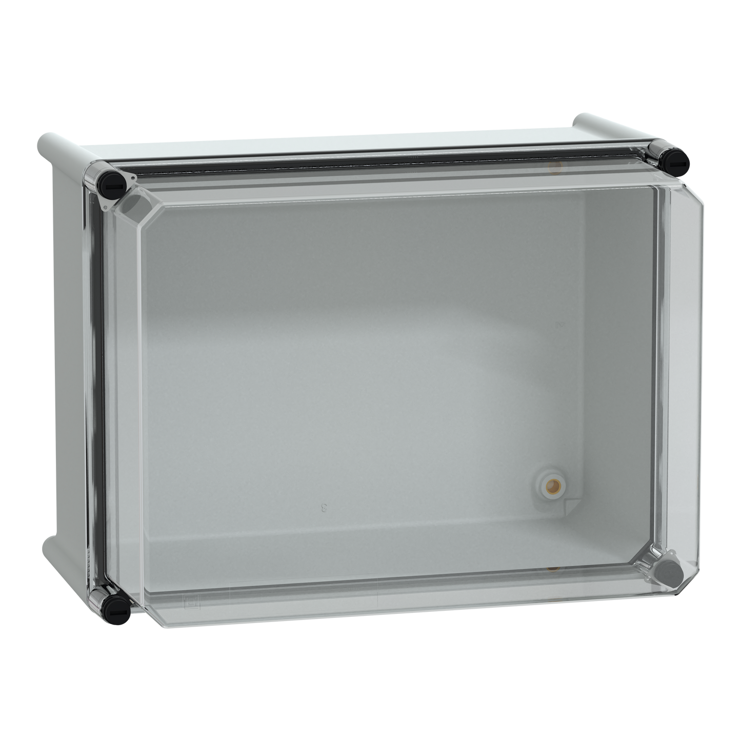 Schneider Electric-NSYPLS2736AG-Thalassa PLS - Boite avec couvercle transparent 27x36x23 Ral 7035