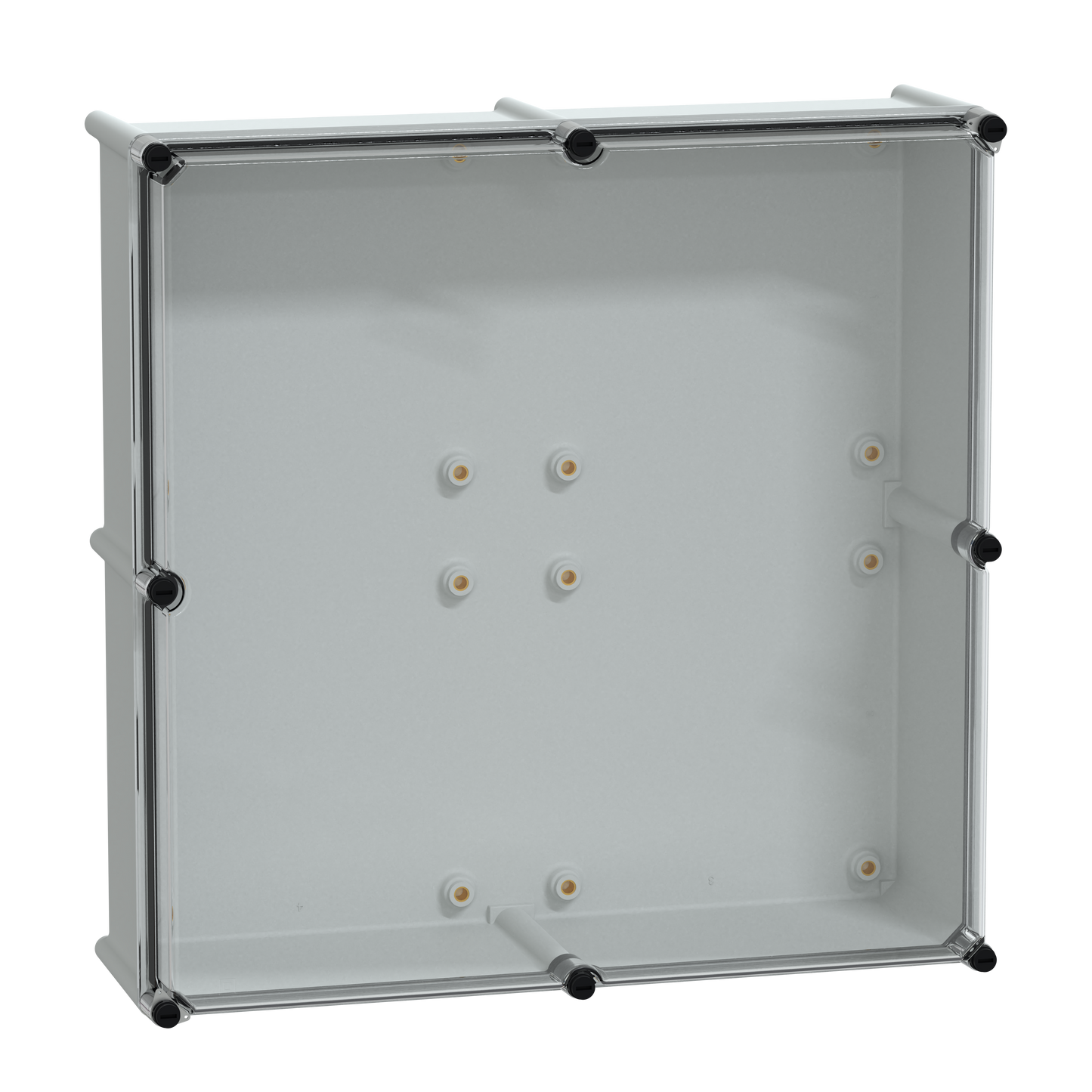 Schneider Electric-NSYPLS5454G-Thalassa PLS - Boite avec couvercle transparent 54x54x18 Ral 7035