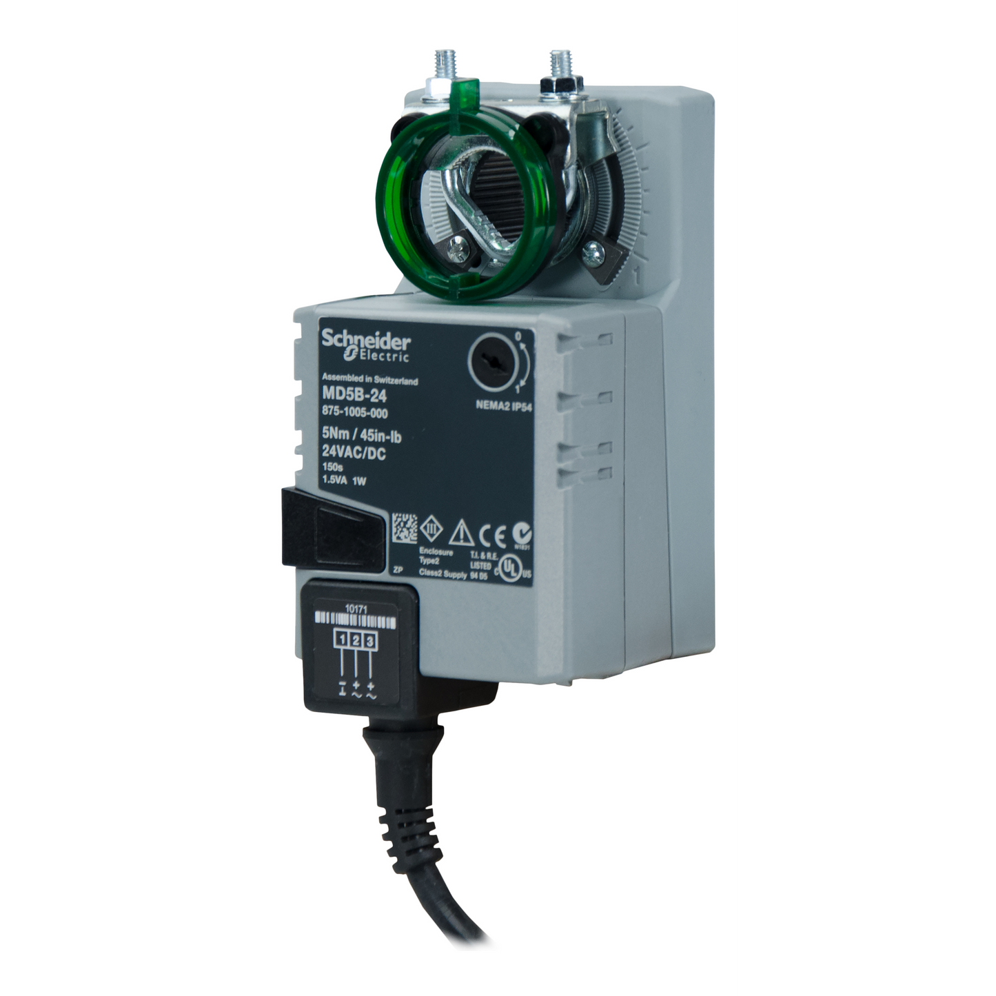 Schneider Electric-8751007000-Moteur 24V 5Nm signal 3pts-TOR avec fin de course pour registre